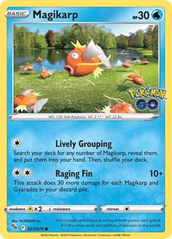 Magikarp 021/078 Pokémon GO