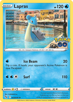 Lapras 023/078 Pokémon GO