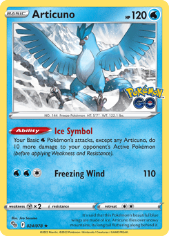 Articuno 024/078 Pokémon GO