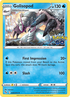 Golisopod 026/078 Pokémon GO