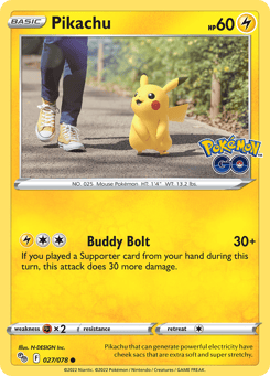 Pikachu 027/078 Pokémon GO