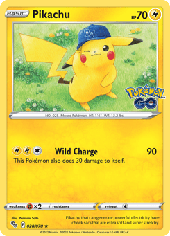 Pikachu 028/078 Pokémon GO
