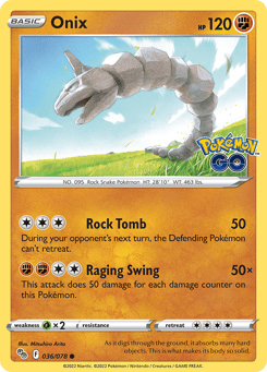 Onix 036/078 Pokémon GO