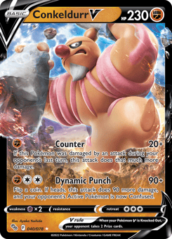 Conkeldurr V 040/078 Pokémon GO