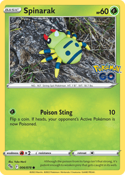 Spinarak 006/078 Pokémon GO