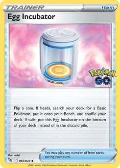 Egg Incubator 066/078 Pokémon GO