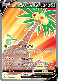 Alolan Exeggutor V 071/078 Pokémon GO