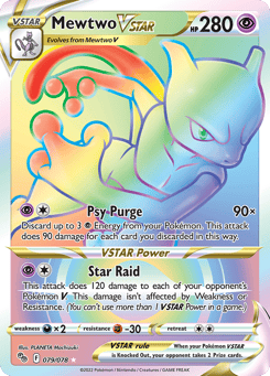 Mewtwo VSTAR 079/078 Pokémon GO