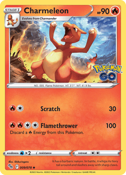 Charmeleon 009/078 Pokémon GO