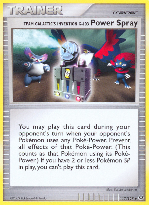 Team Galactic's Invention G-103 Power Spray 117/127 Platinum