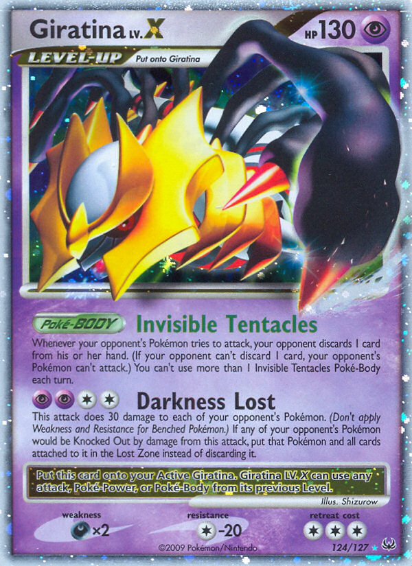 Giratina LV.X 124/127 Platinum