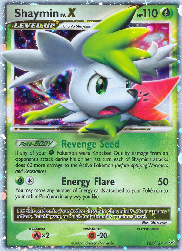 Shaymin LV.X 127/127 Platinum