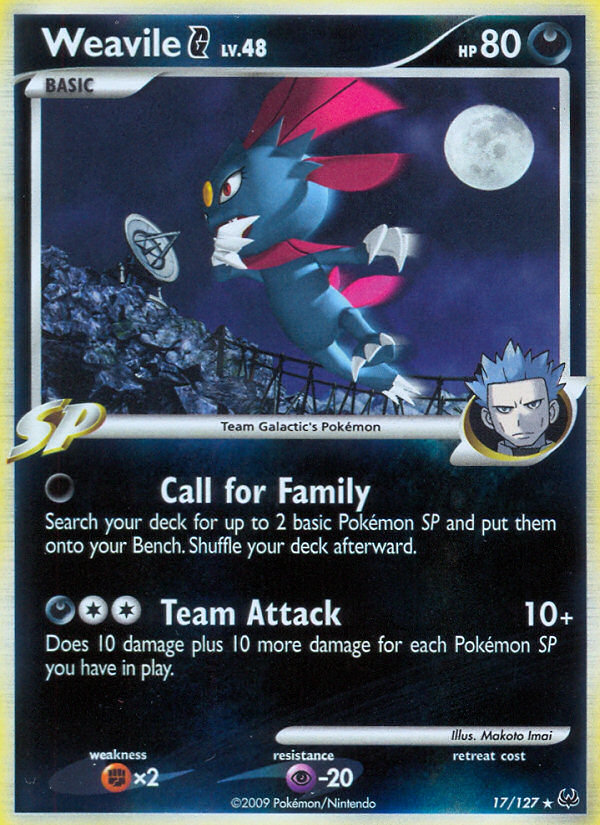 Weavile G 17/127 Platinum