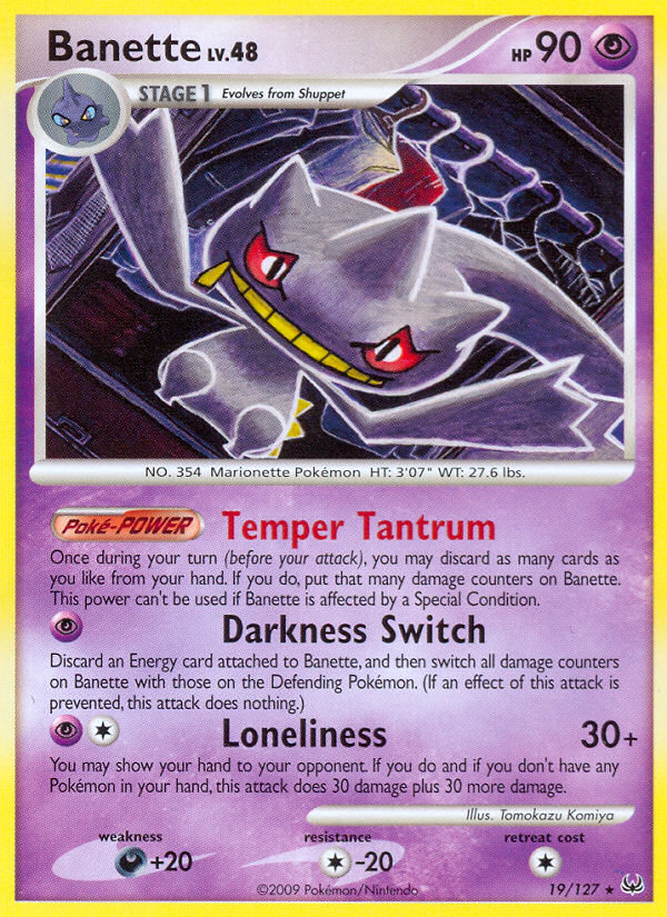 Banette 19/127 Platinum