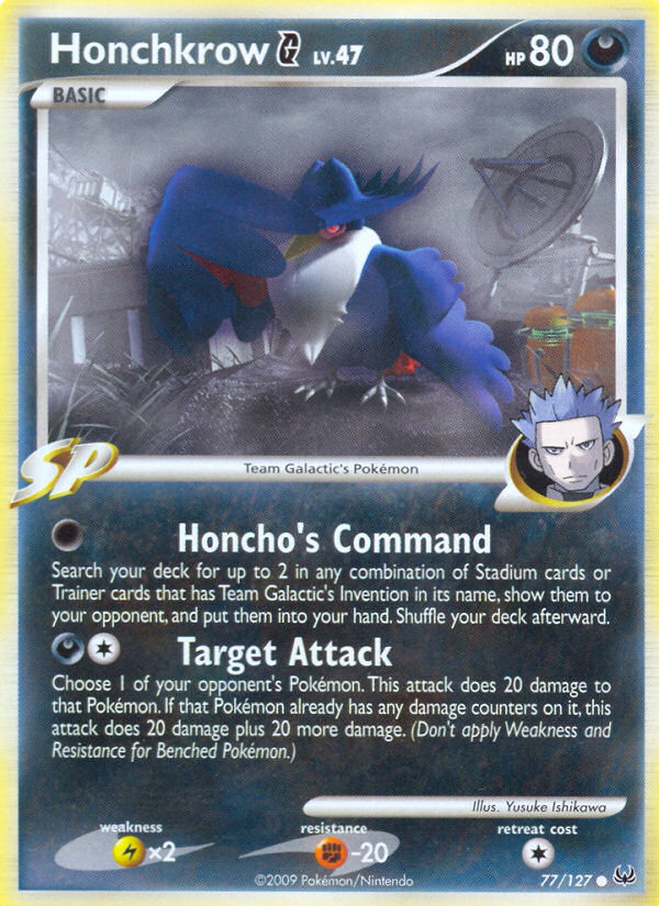 Honchkrow G 77/127 Platinum