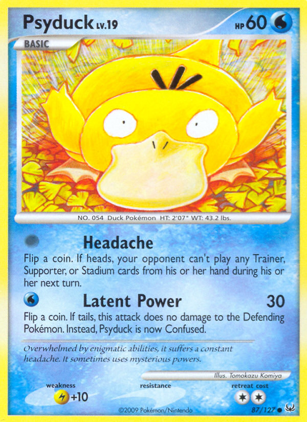 Psyduck 87/127 Platinum