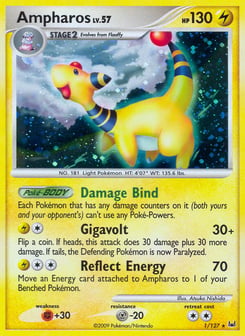 Ampharos 1/127 Platinum