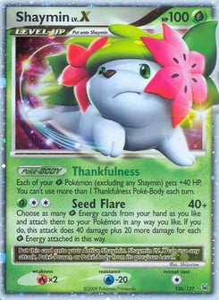 Shaymin LV.X 126/127 Platinum
