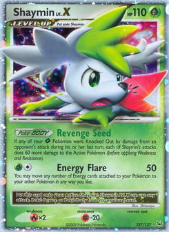 Shaymin LV.X 127/127 Platinum