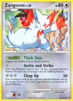 Zangoose 66/127 Platinum