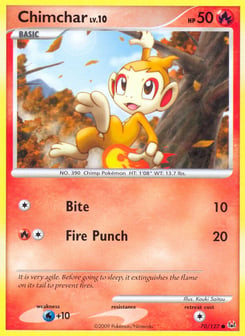 Chimchar 70/127 Platinum