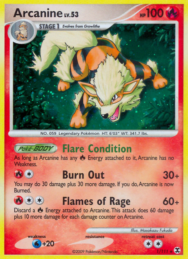 Arcanine 1/111 Rising Rivals