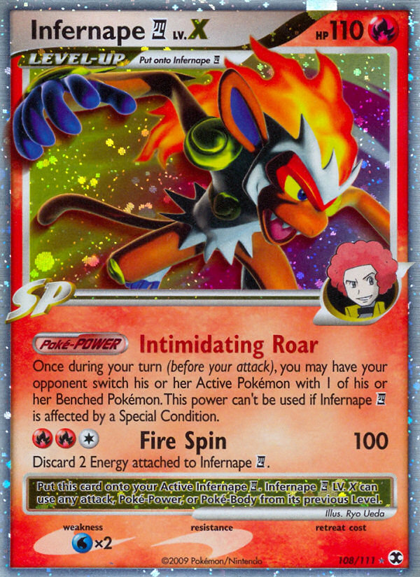 Infernape E4 LV.X 108/111 Rising Rivals