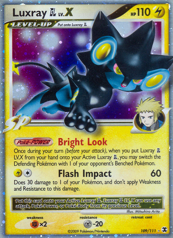 Luxray GL LV.X 109/111 Rising Rivals