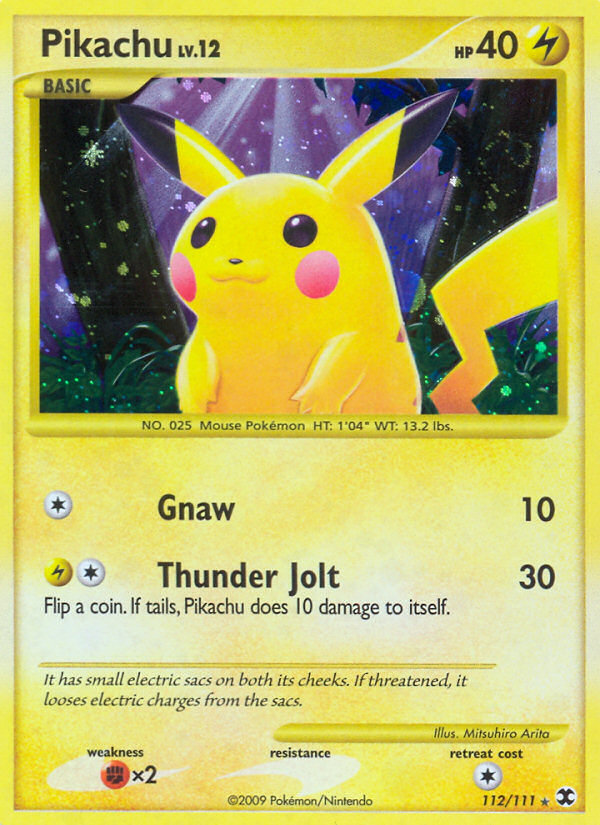 Pikachu 112/111 Rising Rivals