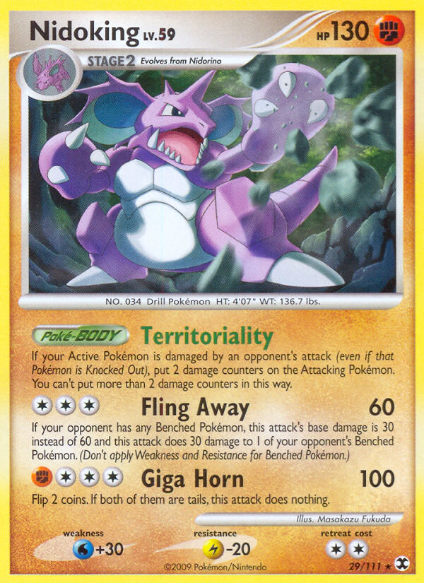Nidoking 29/111 Rising Rivals