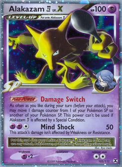Alakazam E4 LV.X 103/111 Rising Rivals