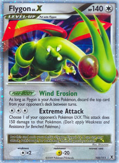 Flygon LV.X 105/111 Rising Rivals
