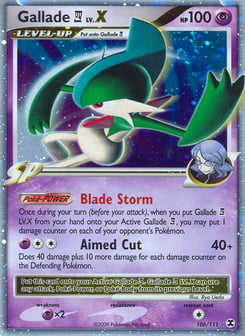 Gallade E4 LV.X 106/111 Rising Rivals
