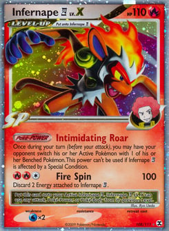 Infernape E4 LV.X 108/111 Rising Rivals