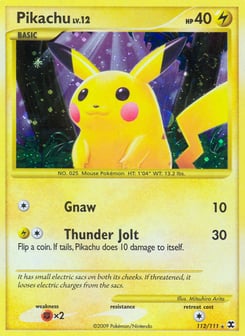 Pikachu 112/111 Rising Rivals