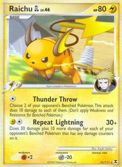 Raichu GL 31/111 Rising Rivals