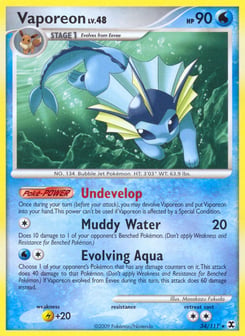 Vaporeon 34/111 Rising Rivals