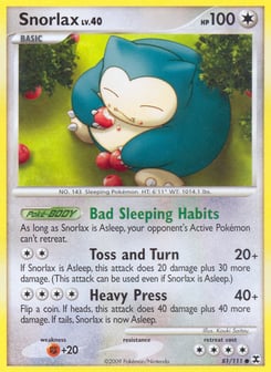 Snorlax 81/111 Rising Rivals