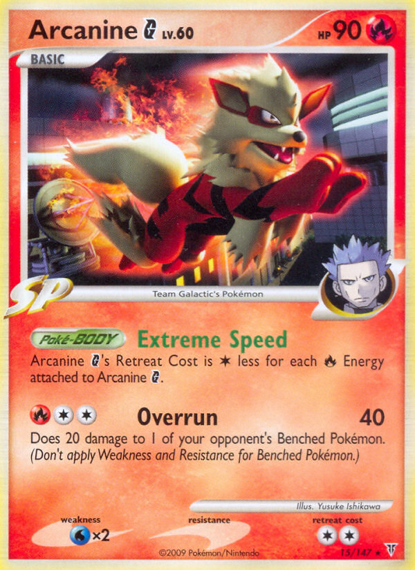 Arcanine G 15/147 Supreme Victors