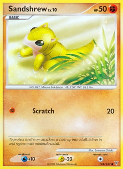 Sandshrew 124/147 Supreme Victors
