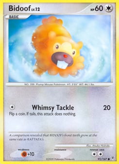 Bidoof 91/147 Supreme Victors