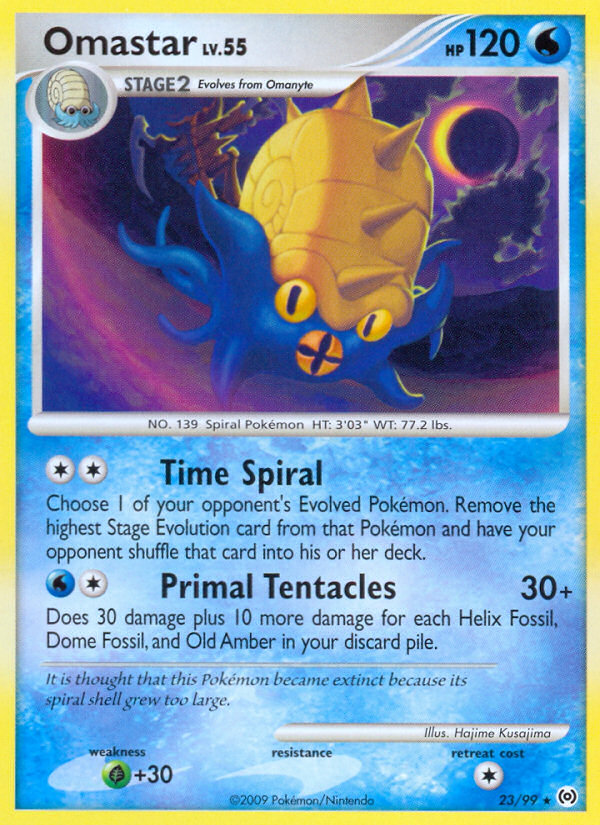 Omastar 23/99 Arceus