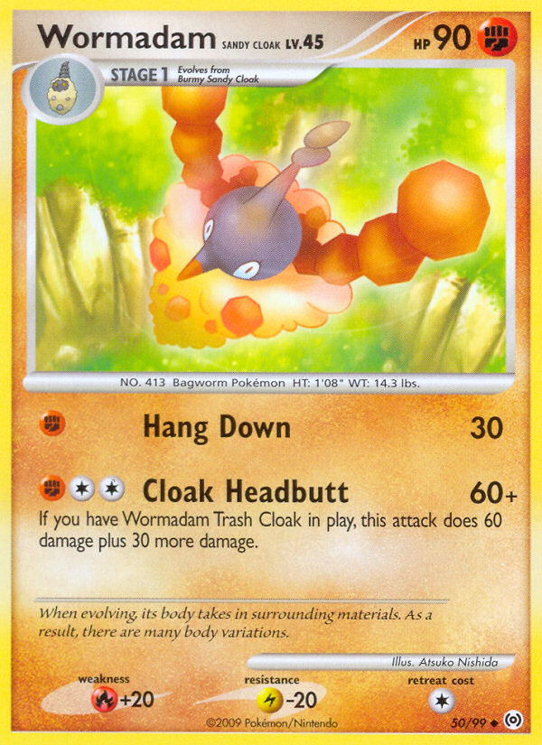 Wormadam Sandy Cloak 50/99 Arceus