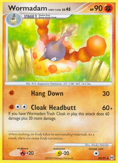 Wormadam Sandy Cloak 50/99 Arceus
