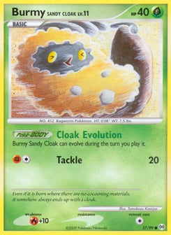 Burmy Sandy Cloak 57/99 Arceus