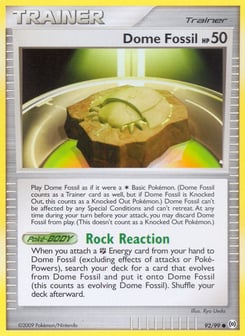 Dome Fossil 92/99 Arceus
