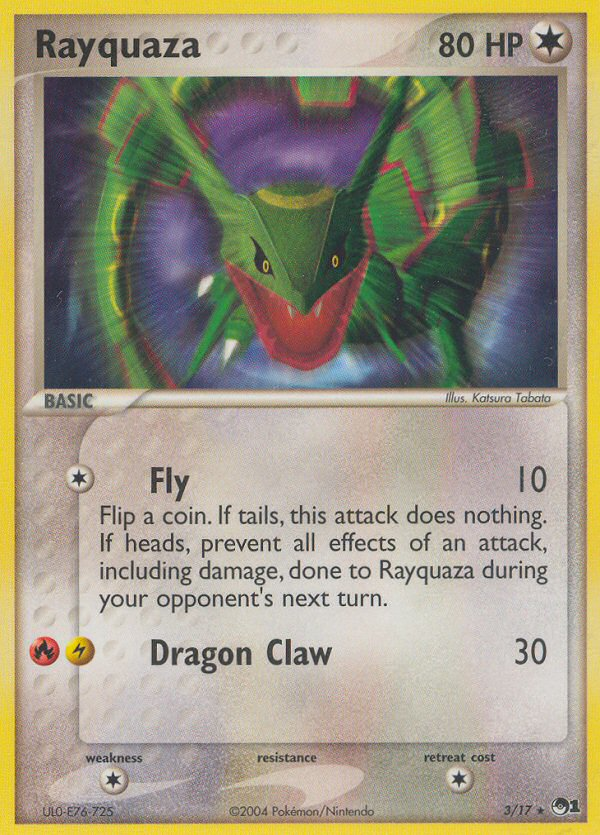 Rayquaza 3/17 POP Series 1