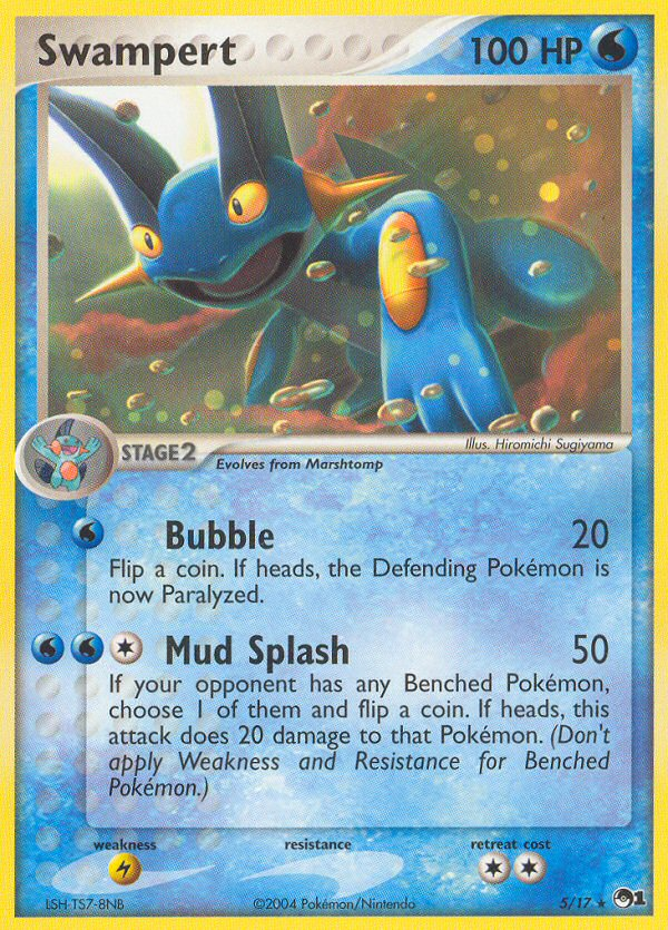 Swampert 5/17 POP Series 1