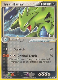Tyranitar ex 17/17 POP Series 1