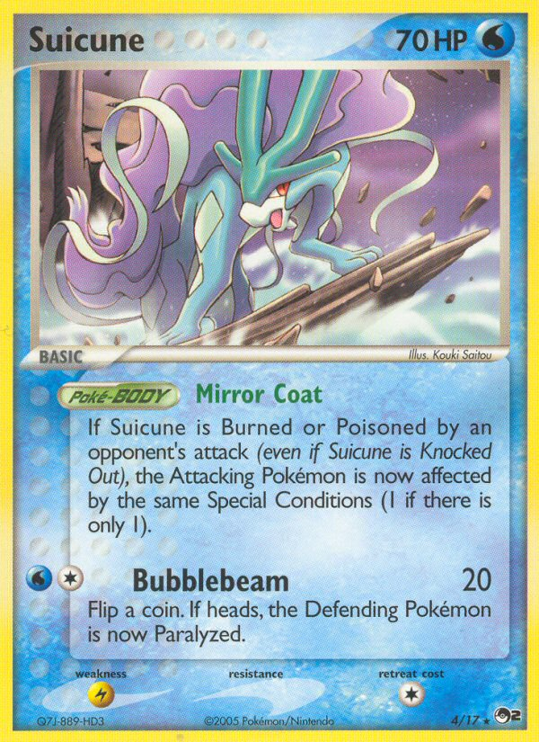 Suicune 4/17 POP Series 2